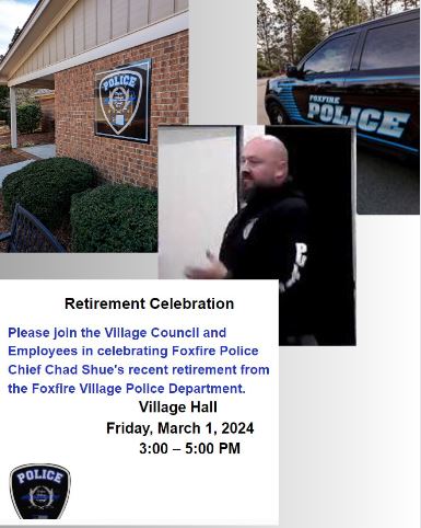 Retirement Celebration Friday, March 1