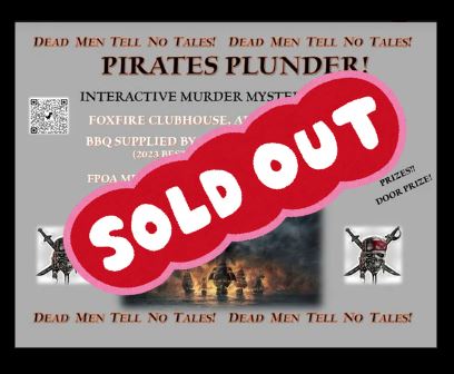 Pirate’s Plunder is Sold Out