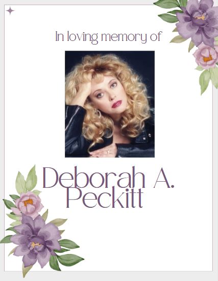 Obituary – Deborah A. Peckitt