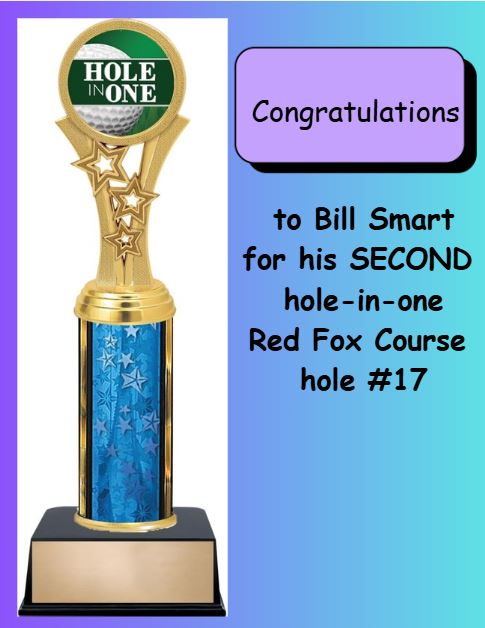 Congratulations on SECOND Hole-in-one