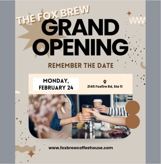 GRAND OPENING – THE FOX BREW