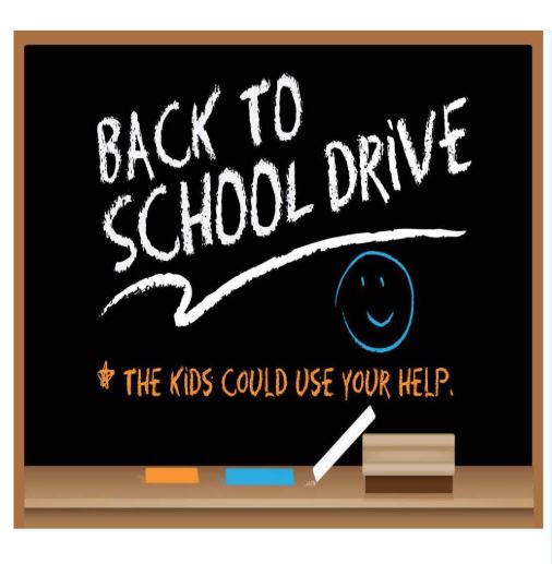 Back To School Supply Drive