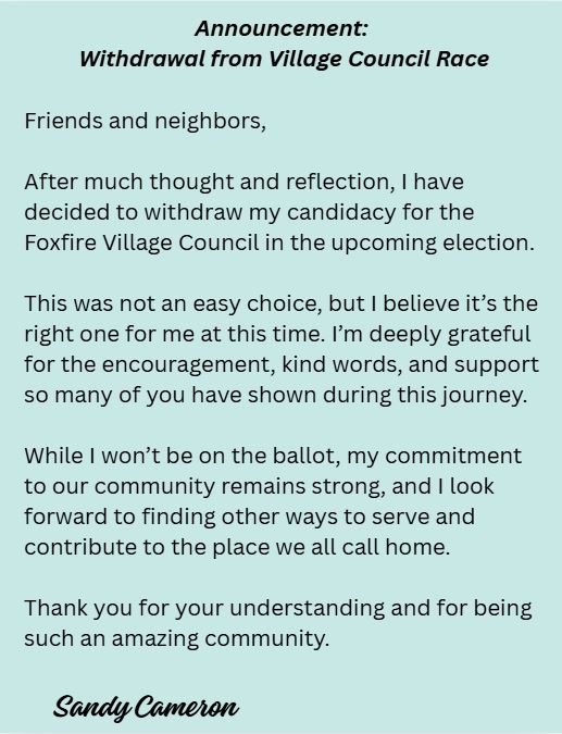 And Now There are 5 Candidates