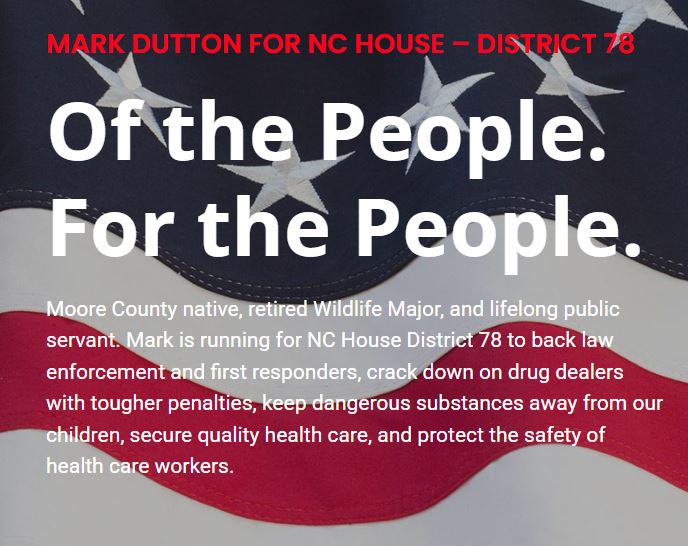 Our Hometown Mark Dutton-Candidate for NC House District 78