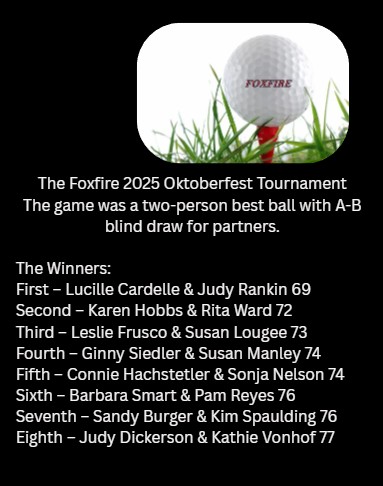 Ladies Foxfire 2025 Oktoberfest