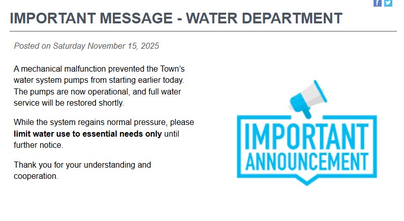 Foxfire Water Department