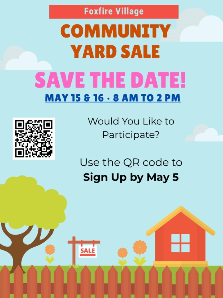 Foxfire Community Yard Sale
