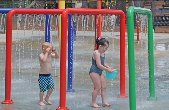Wet, Wild — Safer? Splash Pads Become Summer’s New Cool Spot