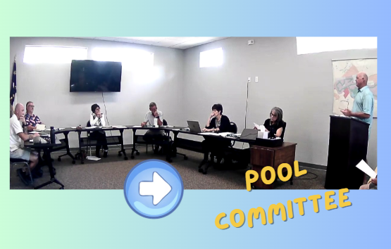 Residents Learn of New Pool Steering Committee at Council Meeting