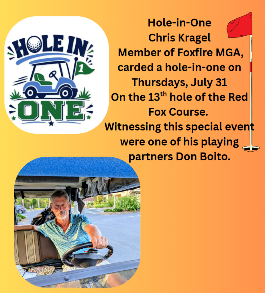 Congratulations Chris Kragel Hole-In-One
