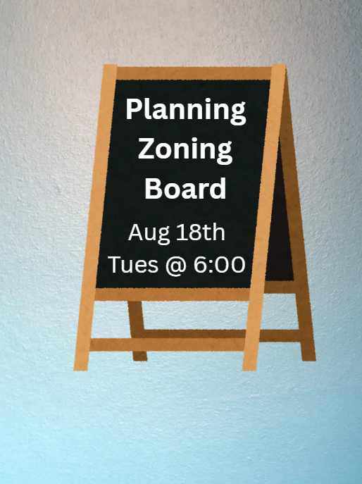 AGENDA – Planning and Zoning Board Meeting