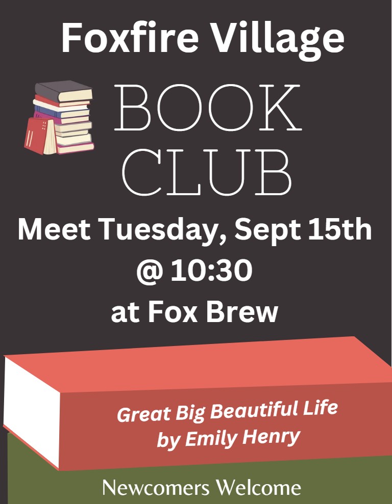 Foxfire Village Book Club New Book