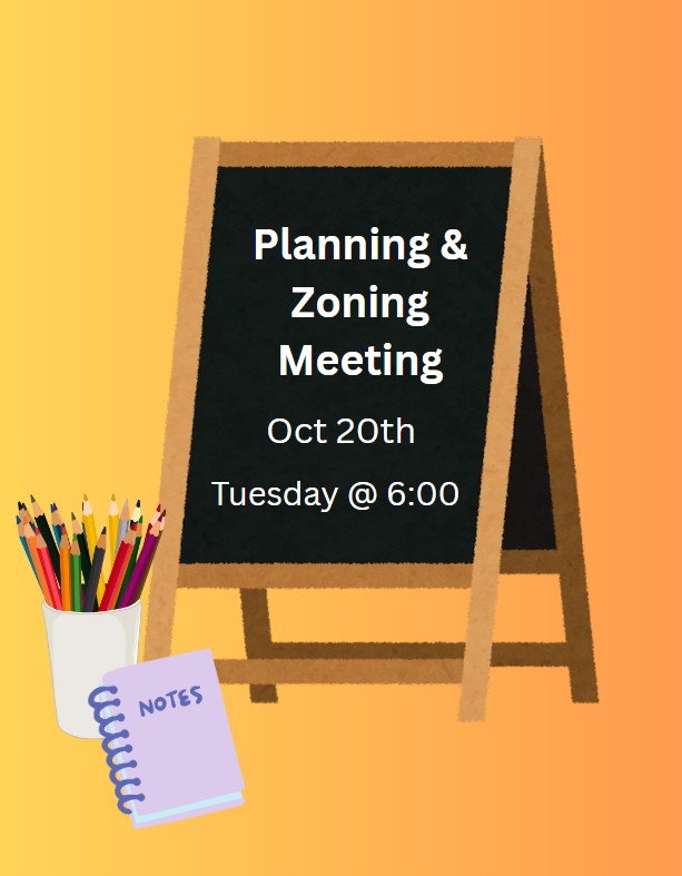 AGENDA – Planning & Zoning Meeting