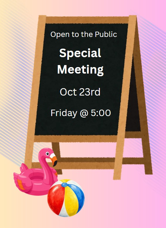 Special Meeting – Council’s Discussion on the Village Pool RFP – Request for Proposal